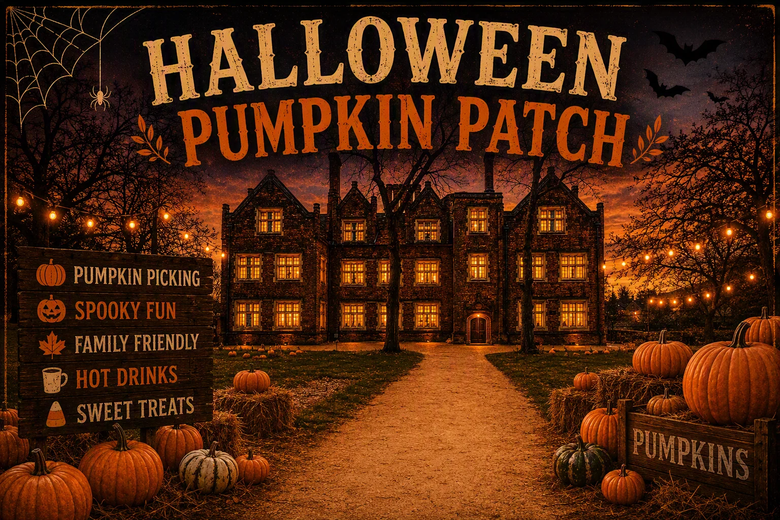 Pumpkin Patch & Halloween Trail at Eastbury Manor House